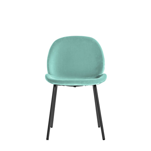 PaulaHome - Luxe Chair Mint Velvet (Pack of 2)